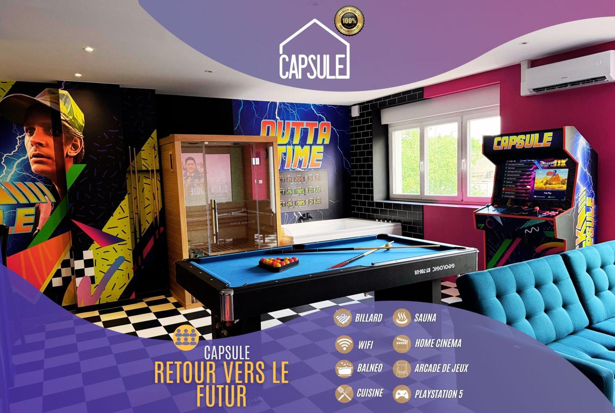 Capsule Retour Vers Le Futur Maubeuge Exterior photo